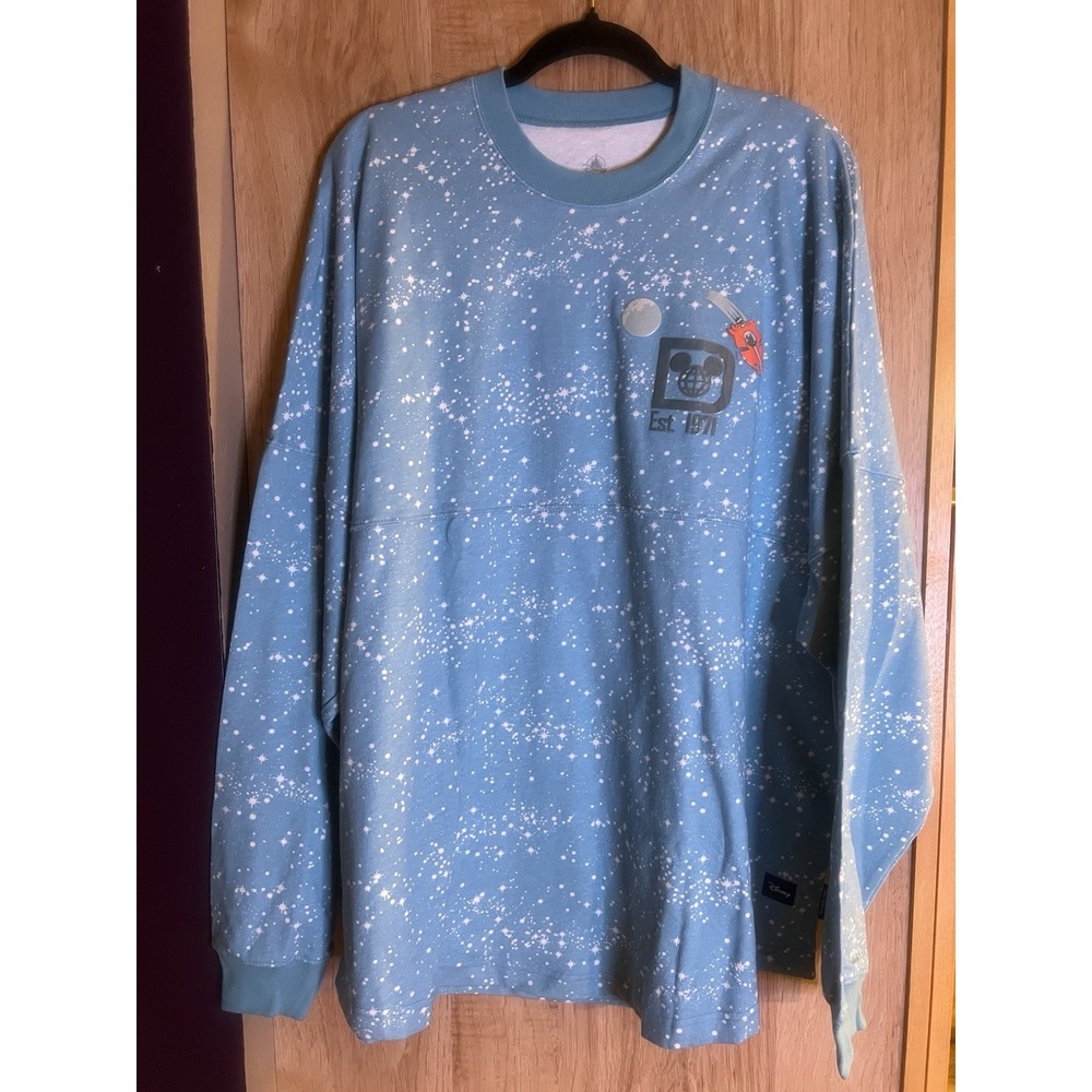 Disney Parks Adult Spirit Jersey - Retro Magic Kingdom Tomorrowland Size XL